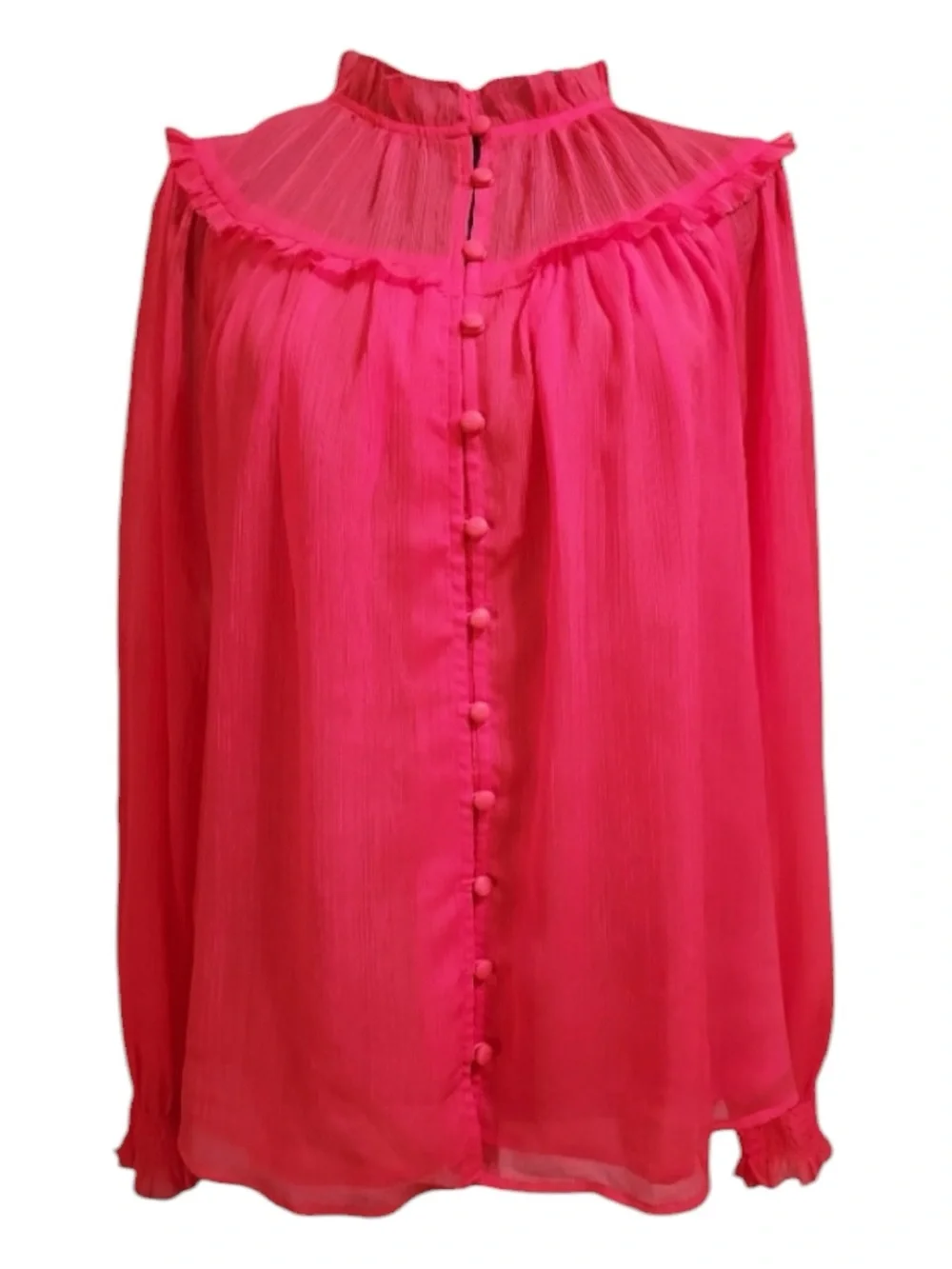 Ann Taylor NWT Coquette Fairycore Barbiecore Dollette Twee Maximalist Top M